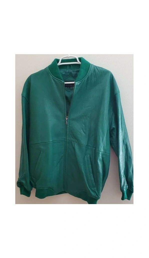 PELLE PELLE BOMBER GREEN JACKET