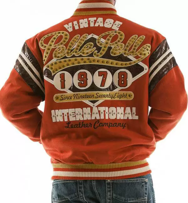 Pelle Pelle Orange Wool Jacket
