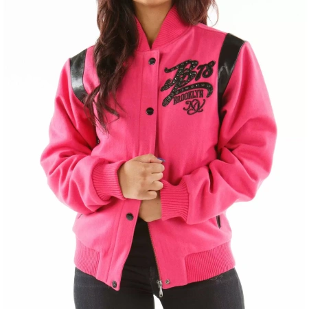 Exclusive Pelle Pelle Pink Brooklyn Special Cut Jacket view 2