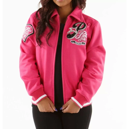 Bold Pelle Pelle Pink Philly Tribute Special Cut Wool Jacket view 2