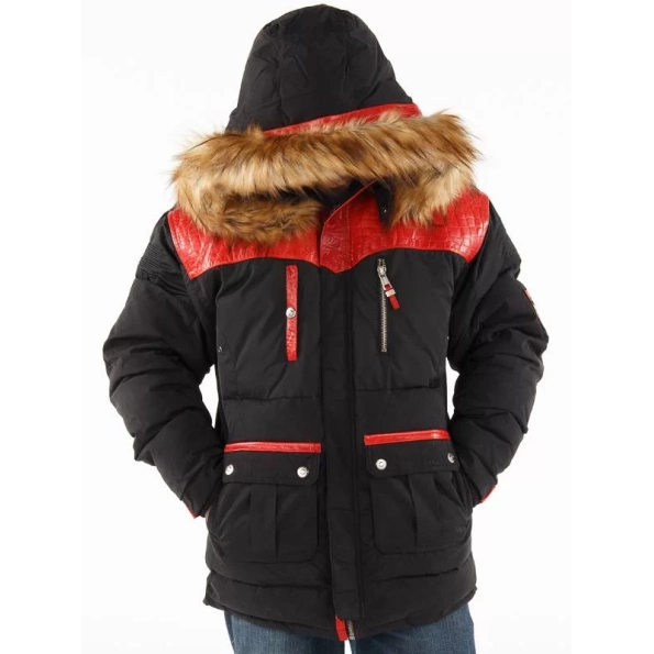 PELLE PELLE RED PINNACLE COAT view 1