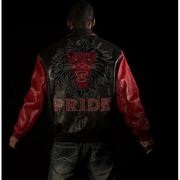 PELLE PELLE RED AND BLACK JACKET view 1