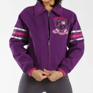 Pelle Pelle Purple Wool Jacket