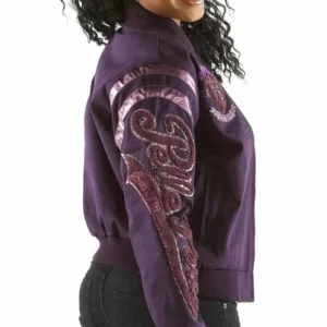 Pelle Pelle Purple Varsity Jacket view 2