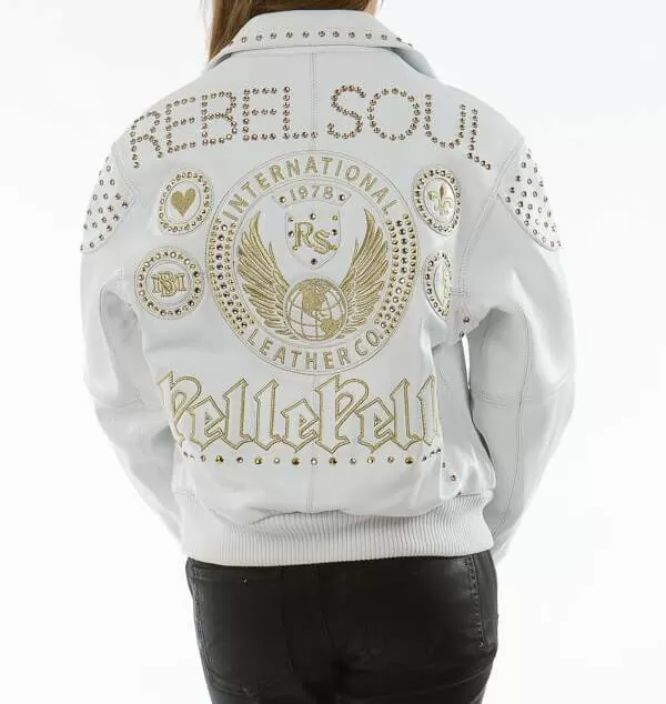 Pelle Pelle Rebel White Leather Jacket view 2