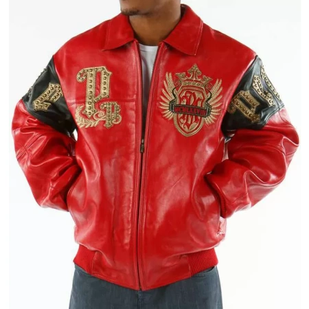 Bold Pelle Pelle Red Empire Victory Jacket view 2