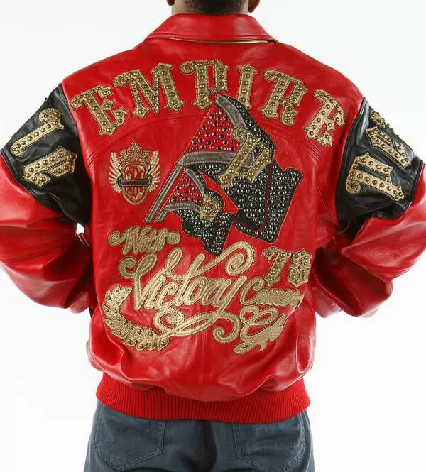 Bold Pelle Pelle Red Empire Victory Jacket