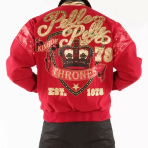 Pelle Pelle Red King 1978 Wool Jacket
