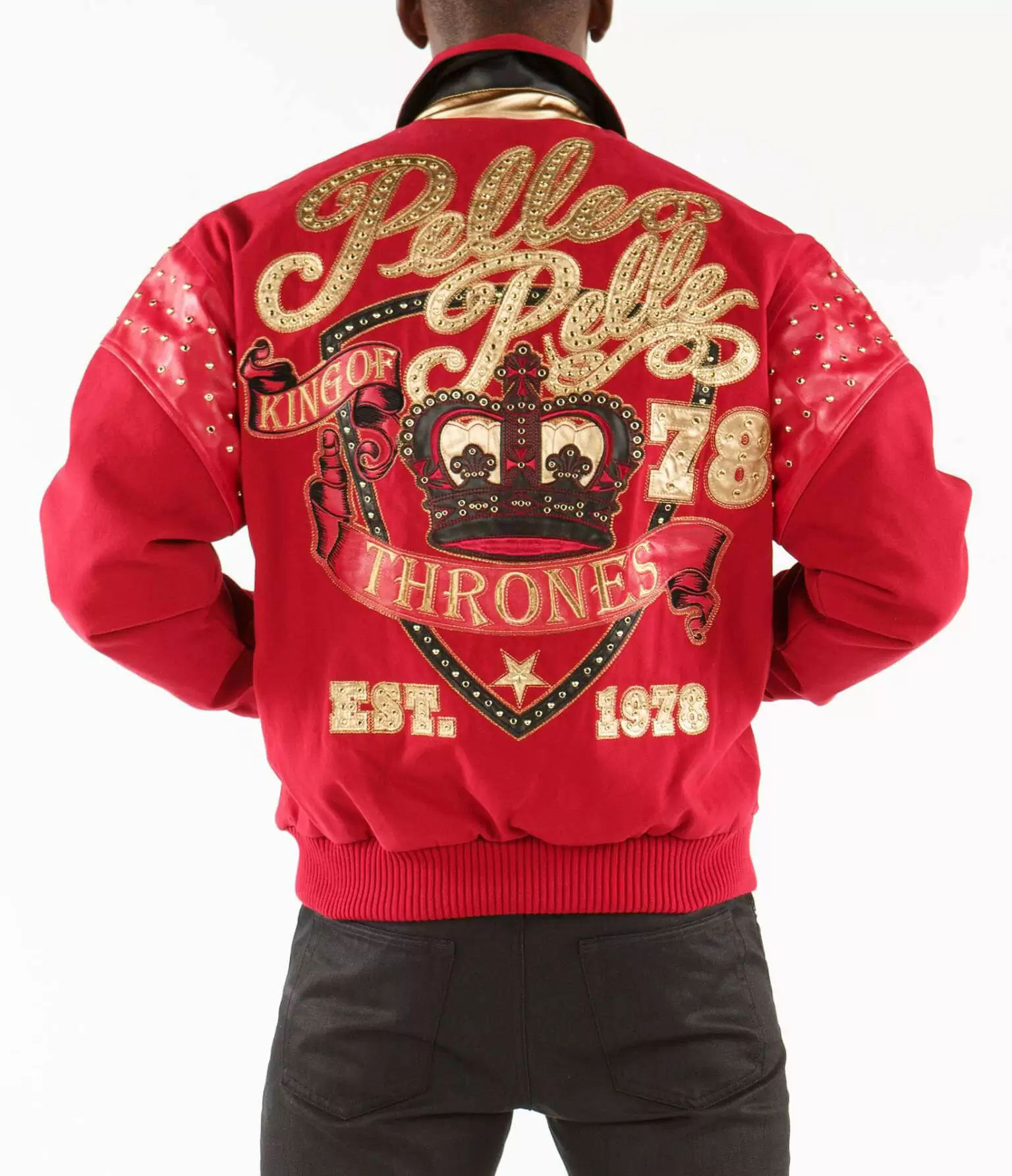 Pelle Pelle Red King 1978 Wool Jacket