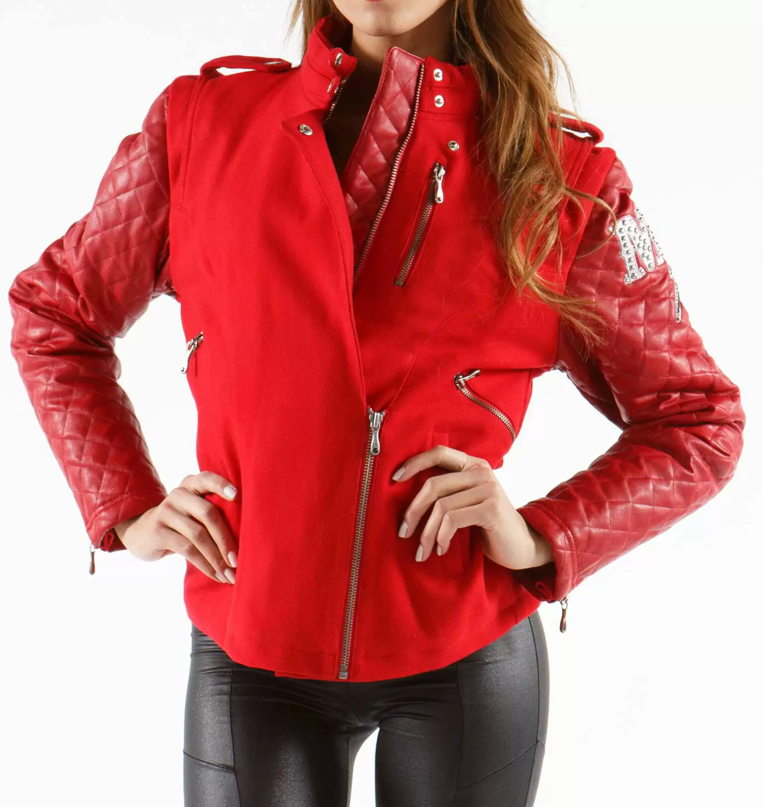 Pelle Pelle Red MC Jacket view 2