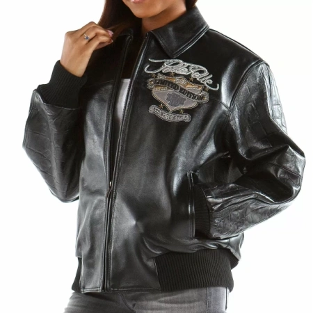 Pelle Pelle Women Black Leather Jacket view 2