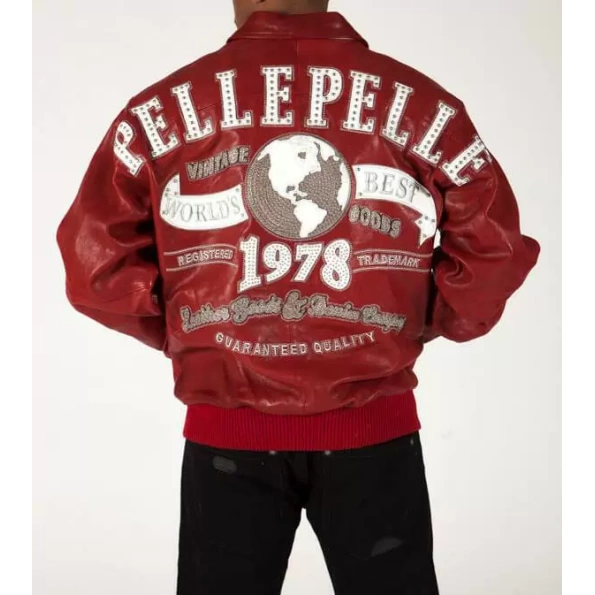 PELLE PELLE WORLD RED JACKET