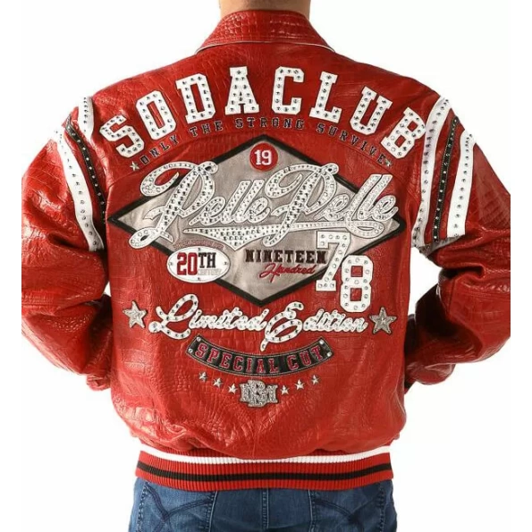 Pelle Pelle Red Soda Club Studded Jacket view 1