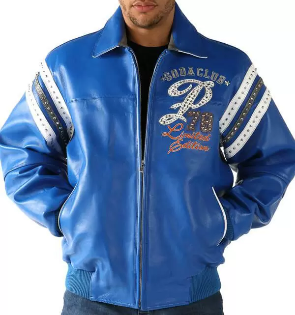 Pelle Pelle Special Cut Blue Leather Jacket | MB Jacket