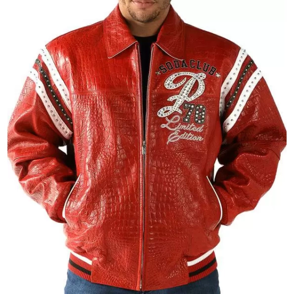 Pelle Pelle Red Soda Club Studded Jacket view 2
