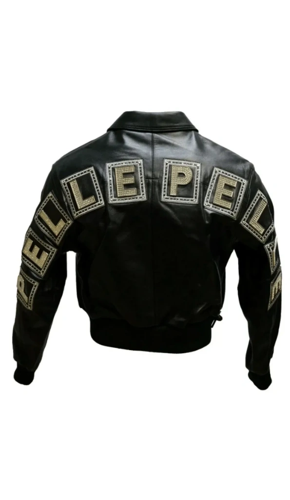 Bold Pelle Pelle Studded Leather Jacket