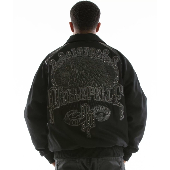 PELLE PELLE BRASS TOP BLACK COAT