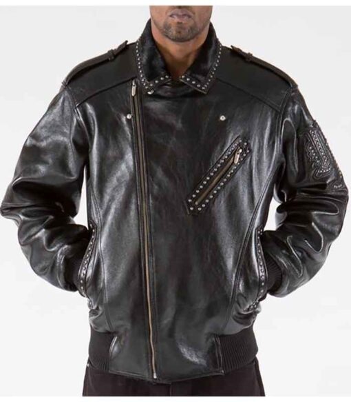 Pelle Pelle Biker Black Leather Jacket