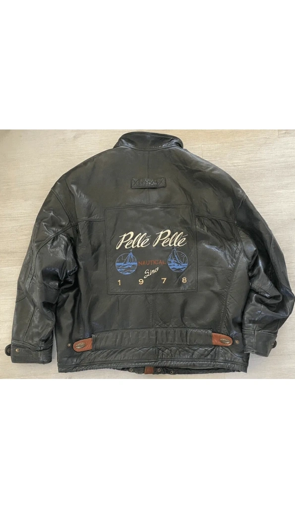 PELLE PELLE BOMBER BLACK JACKET