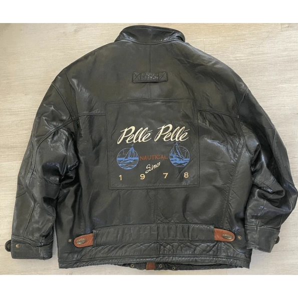 PELLE PELLE BOMBER BLACK JACKET