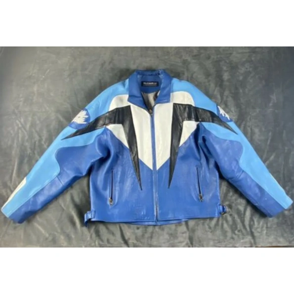 Pelle Pelle Motorbike Leather Blue Jacket | Men & Women