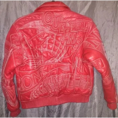 Exclusive Pelle Pelle Vintage Red Leather Jacket view 2