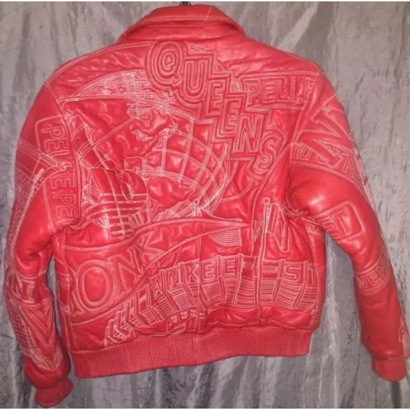Exclusive Pelle Pelle Vintage Red Leather Jacket view 2