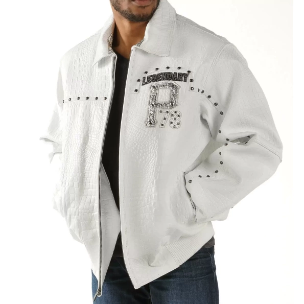 Pelle Pelle White Legendary Leather Jacket view 1