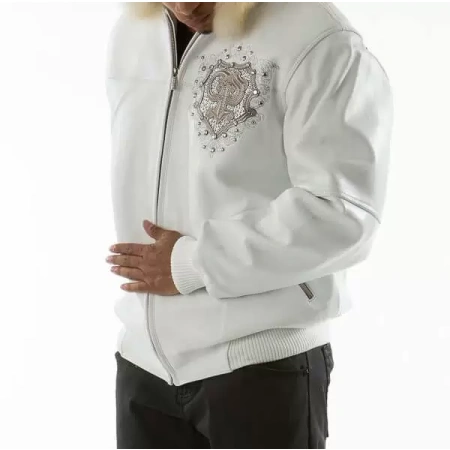 Bold Pelle Pelle White Crest Hood Jacket view 2