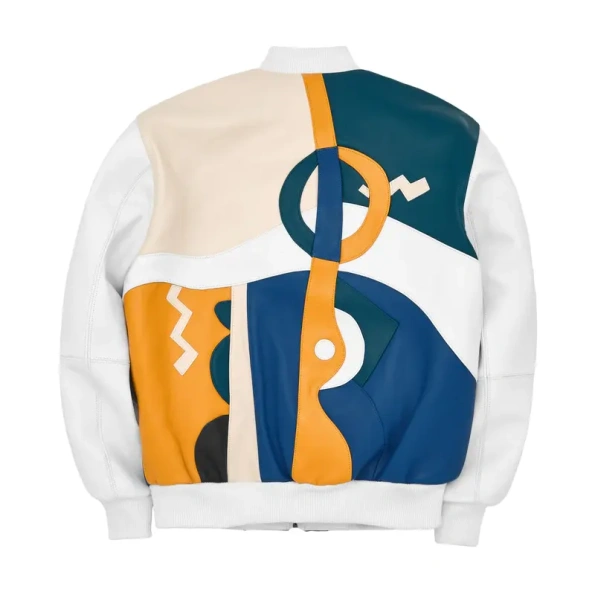 Pelle Pelle Picasso White Leather Jacket | Men & Women view 2