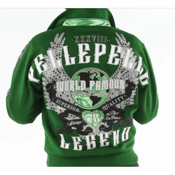 Pelle Pelle Green World Famous Legend Jacket