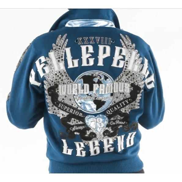 Pelle Pelle Blue World Famous Legend Jacket
