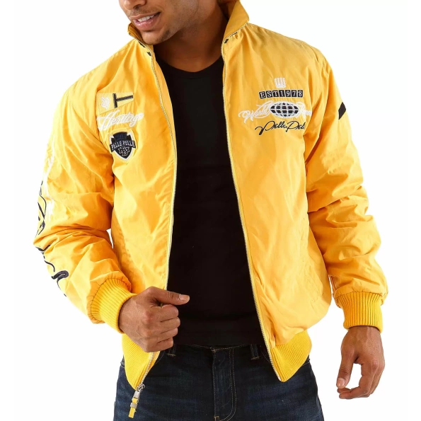 PELLE PELLE YELLOW HERITAGE JACKET BEAUTIFUL