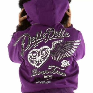 Bold Purple Pelle Pelle Flying Jacket