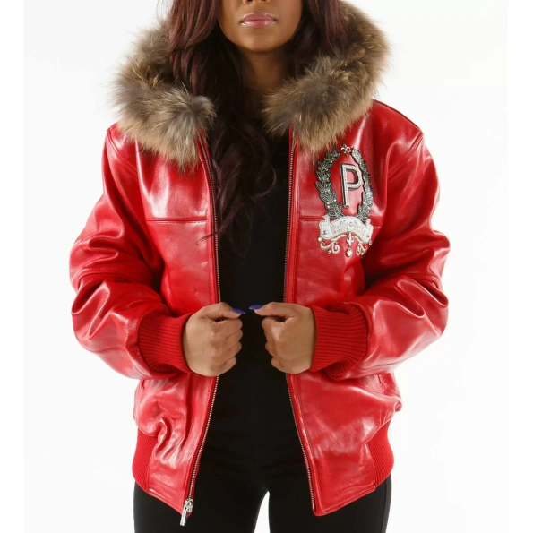 Pelle Pelle Live Like A Queen Leather Jacket | Hooded Jacket view 1