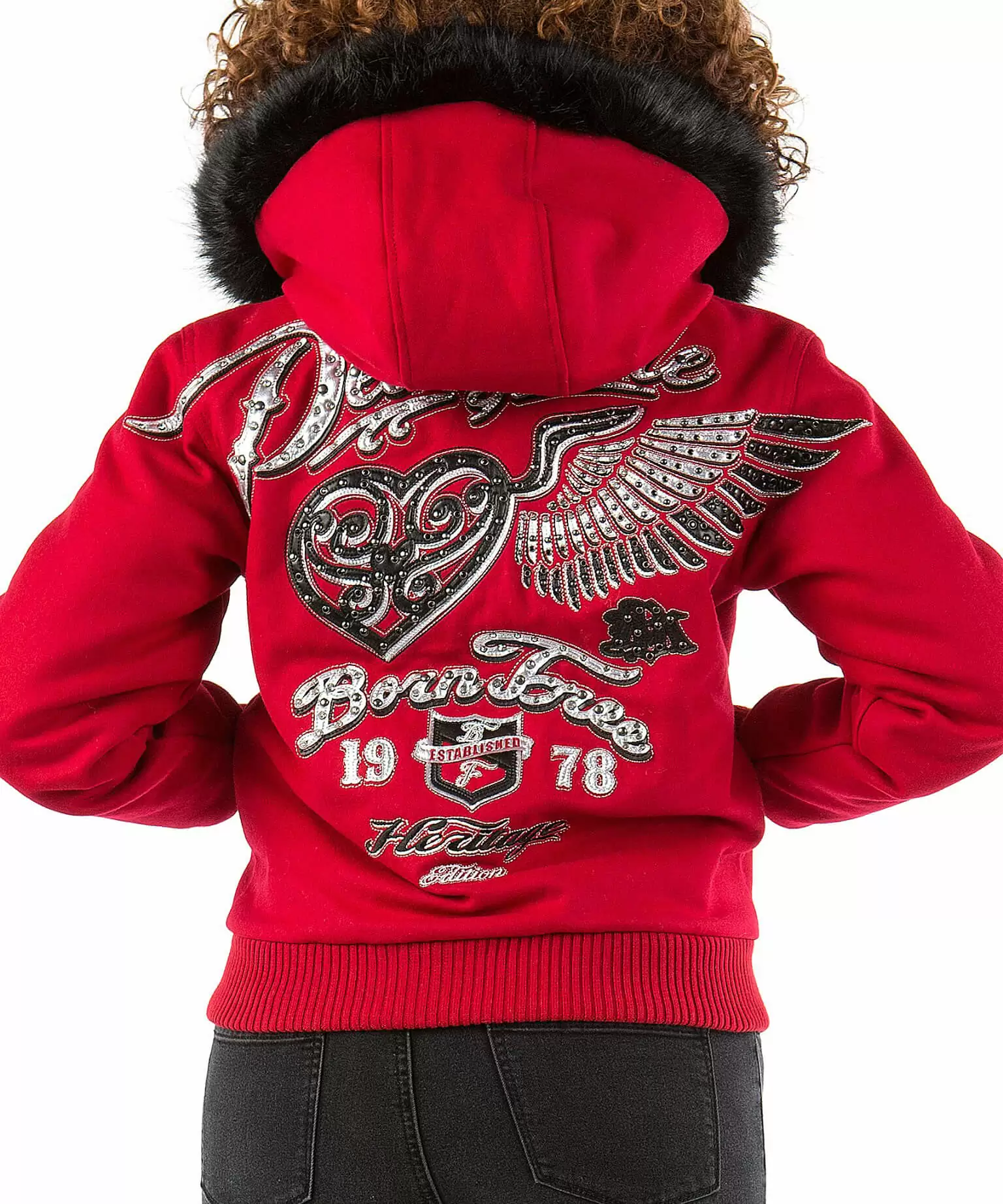 Bold Red Pelle Pelle Fly Wool Jacket view 1