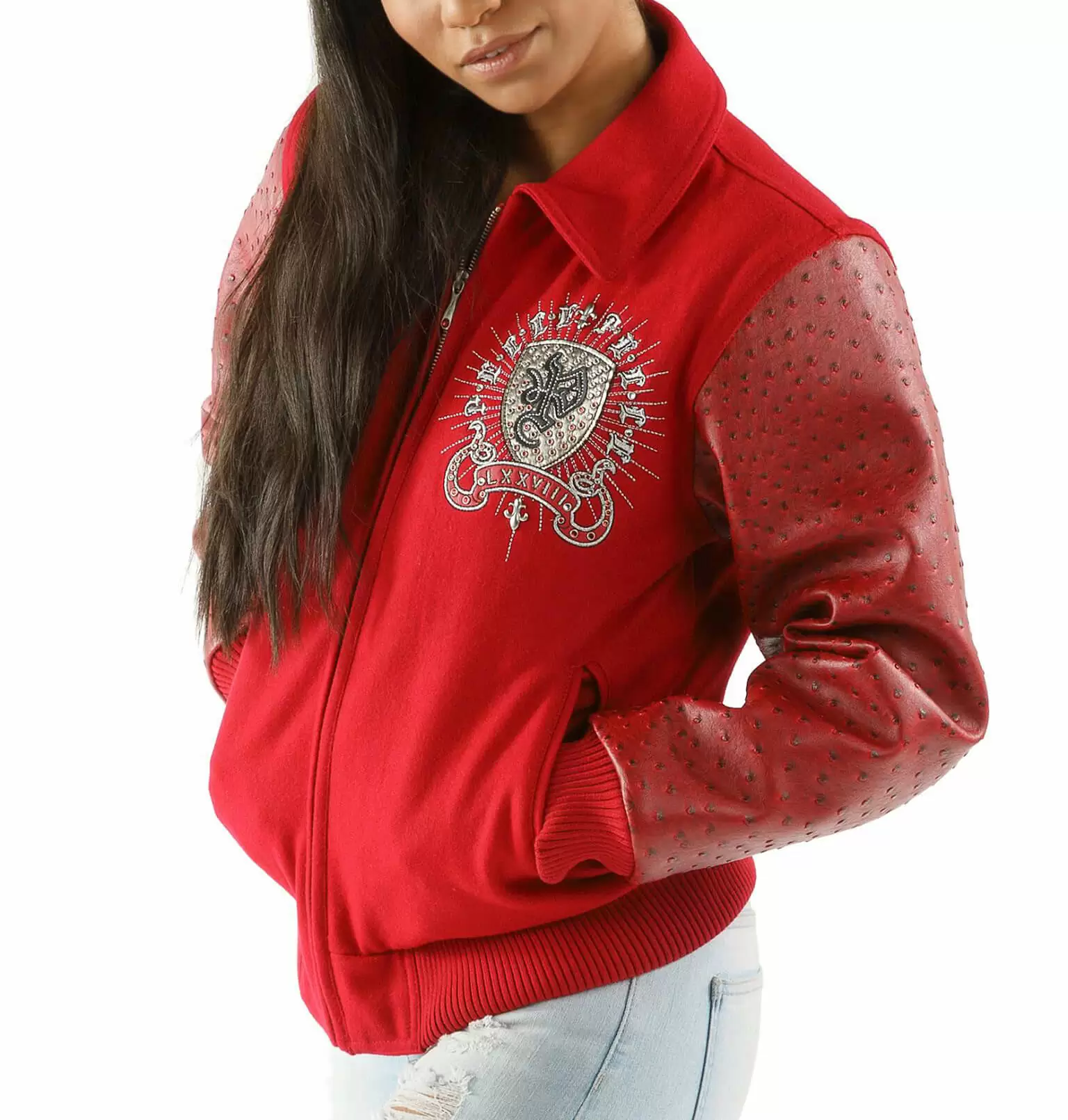 Bold Red Pelle Pelle Worldwide Revolution Jacket view 2