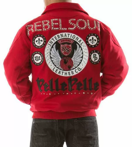 Red Pelle Pelle Rebel Soul Jacket