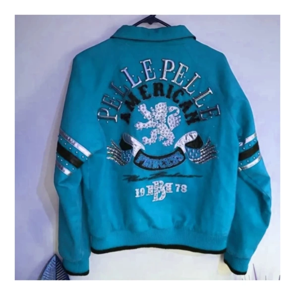 Pelle Pelle American Cyan Leather Jacket