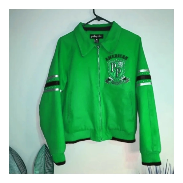 Pelle Pelle American Green Leather Jacket view 2