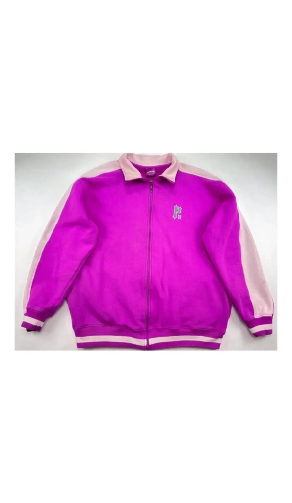 Best Pelle Pelle Pink Varsity Cotton Jacket