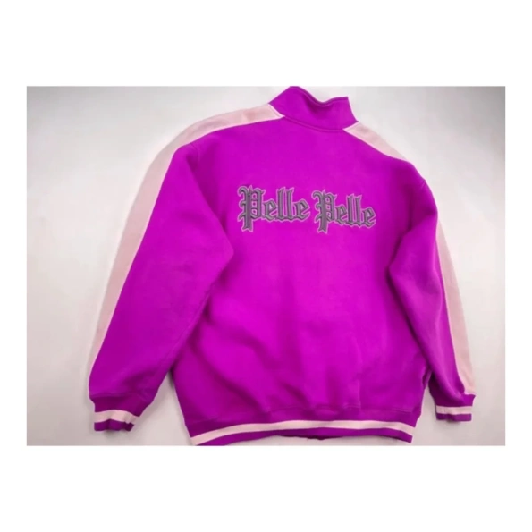 Best Pelle Pelle Pink Varsity Cotton Jacket view 2