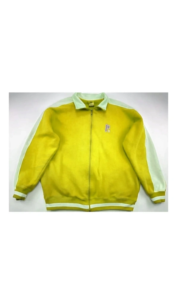 Pelle Pelle Yellow Varsity Cotton Jacket