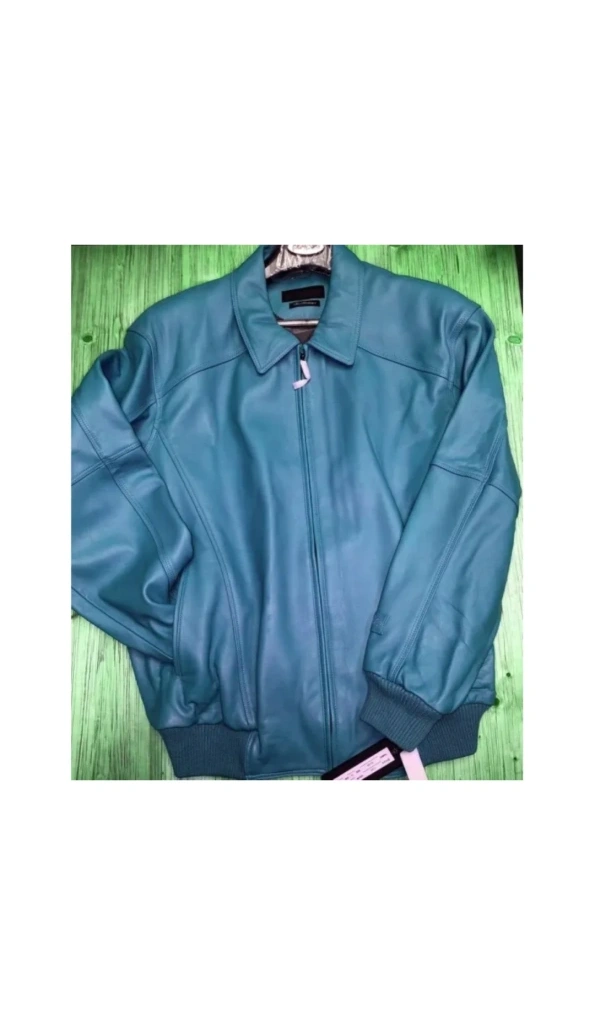 Best Pelle Pelle Plain Zipper Leather Jacket