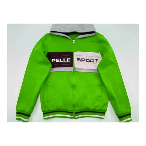 Pelle Pelle Green Wool Hood Jacket | Women & Men