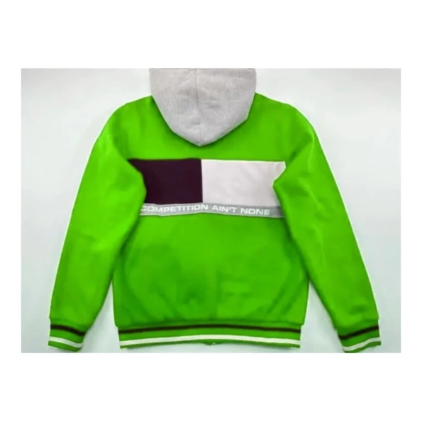 Pelle Pelle Green Wool Hood Jacket | Women & Men view 2