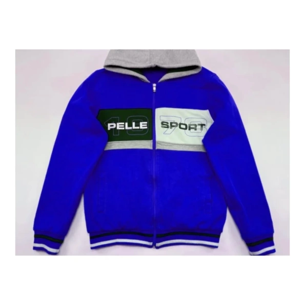 Pelle Pelle Dark Blue Wool Hood Jacket | Women & Men