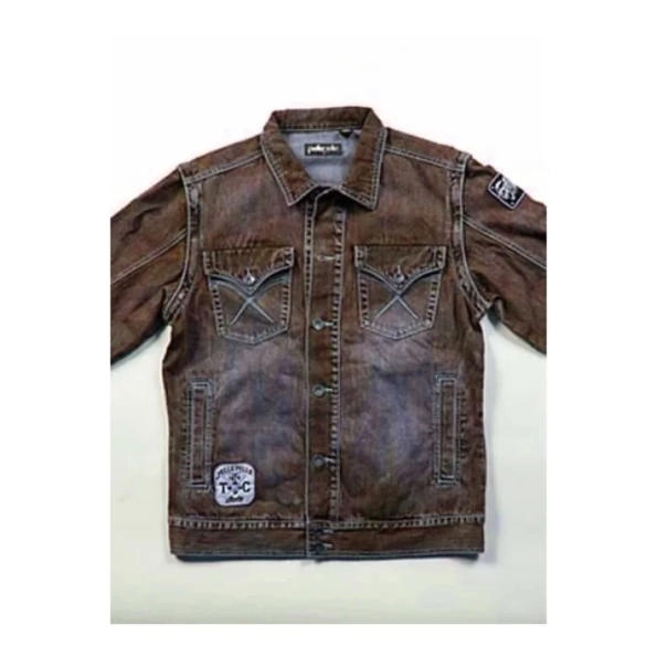 Pelle Pelle Brown Jeans Jacket view 1