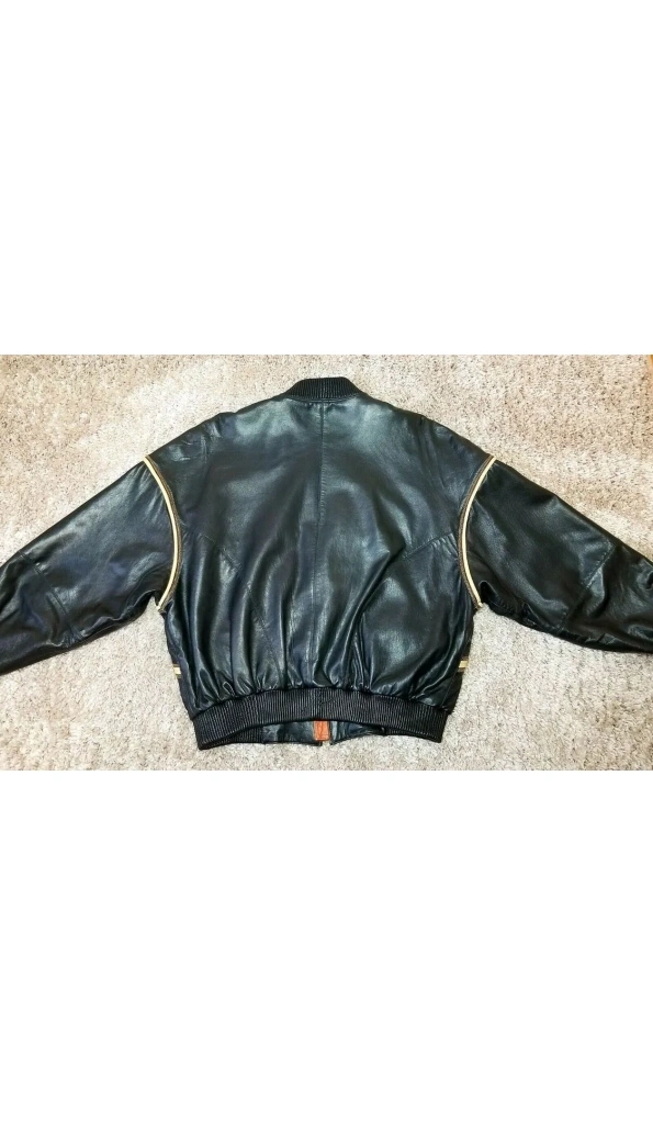 BLACK PELLE PELLE LEATHER JACKET
