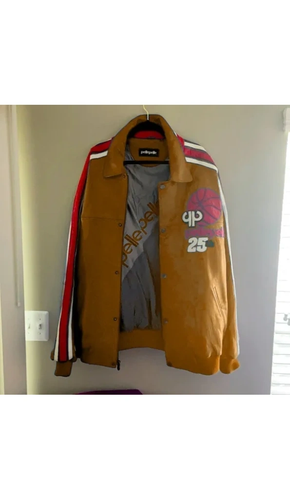 Pelle Pelle 1978 Basketball Brown Leather Jacket